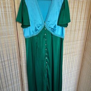 Dressed In LaLa No Risk No Magic Satin Dress